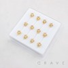 TWINKLE STAR CZ SPARKLING SKY 316L SURGICAL STEEL L-SHAPE NOSE BOX